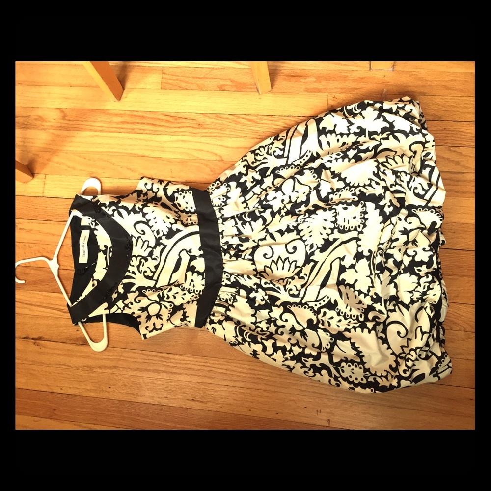 Laundry by design 100% silk bubble cocktail dress